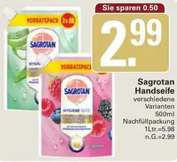 WEZ Sagrotan Handseife Angebot