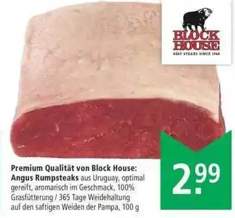 Marktkauf Premium Qualität von Block House: Angus Rumpsteaks Angebot