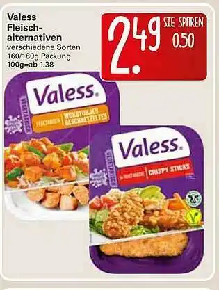 WEZ Valess Fleisch Alternativen Angebot