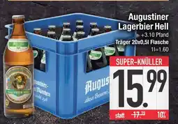 Edeka Augustiner lagerbier hell Angebot