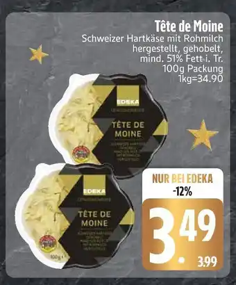 Edeka Edeka tête de moine Angebot