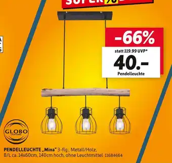 SCONTO Globo lighting pendelleuchte mina Angebot