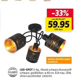 SCONTO Globo lighting led-spot Angebot