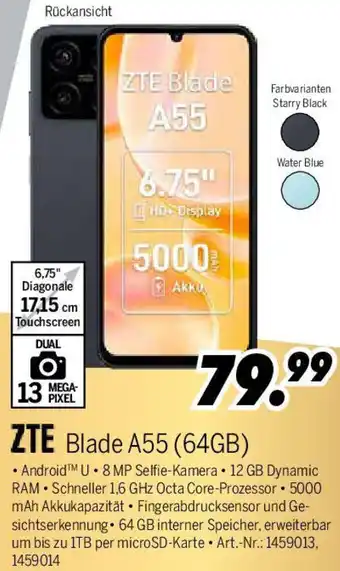 MEDIMAX ZTE Blade A55 (64GB) Angebot