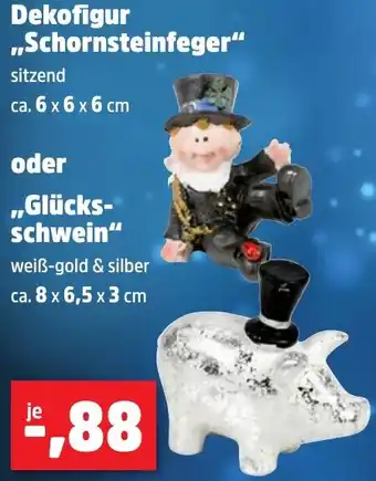 Thomas Philipps Dekofigur ,,Schornsteinfeger" oder ,,Glücksschwein" Angebot