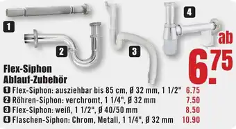 B1 Discount Baumarkt Flex-Siphon Ablauf-Zubehör Angebot