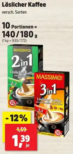 Thomas Philipps Löslicher Kaffee Angebot