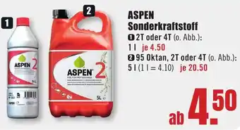 B1 Discount Baumarkt ASPEN Sonderkraftstoff Angebot