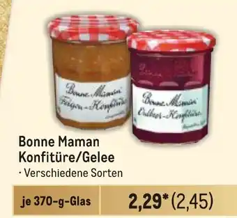 METRO Bonne Maman Konfitüre/Gelee Angebot