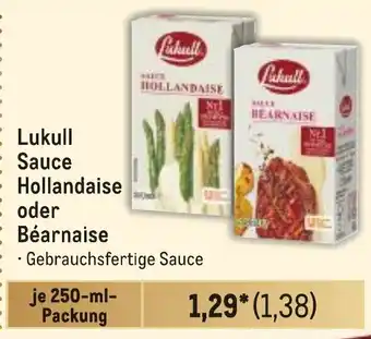 METRO Lukull Sauce Hollandaise oder Béarnaise Angebot