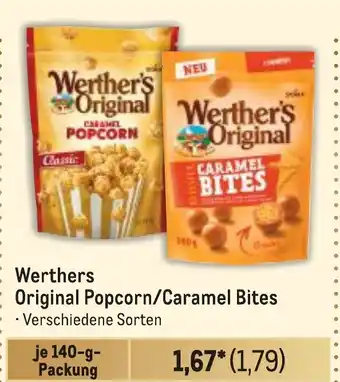 METRO Storck Werther's Original Popcorn/Caramel Bites Angebot