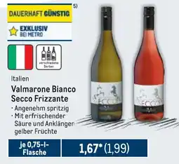 METRO Valmarone Bianco Secco Frizzante Angebot