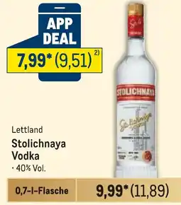 METRO Stolichnaya Vodka Angebot