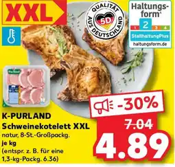 Kaufland K-PURLAND Schweinekotelett XXL Angebot