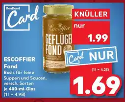 Kaufland ESCOFFIER Fond Angebot