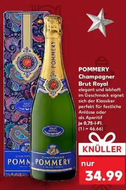 Kaufland POMMERY Champagner Brut Royal Angebot