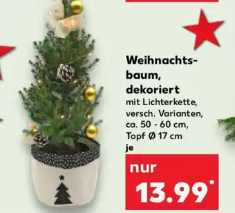 Kaufland Weihnachts- baum, dekoriert Angebot