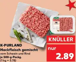 Kaufland K-PURLAND Hackfleisch gemischt Angebot