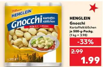 Kaufland HENGLEIN Gnocchi Angebot