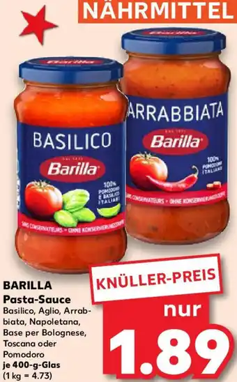 Kaufland BARILLA Pasta-Sauce Angebot