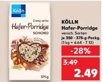 Kaufland KÖLLN Hafer-Porridge Angebot