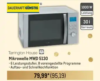 METRO Tarrington House Mikrowelle MWD 5130 Angebot