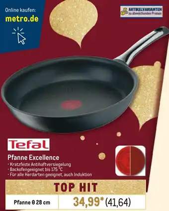 METRO Tefal Pfanne Excellence Angebot