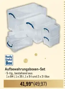 METRO Really Useful Box Aufbewahrungsboxen-Set Angebot