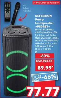 Kaufland REFLEXION Party- Lautsprecher PS09BT Angebot