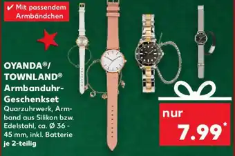 Kaufland OYANDA/ TOWNLAND Armbanduhr- Geschenkset Angebot