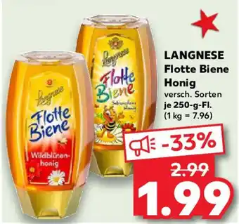 Kaufland LANGNESE Flotte Biene Honig Angebot