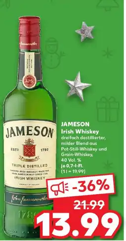 Kaufland JAMESON Irish Whiskey Angebot