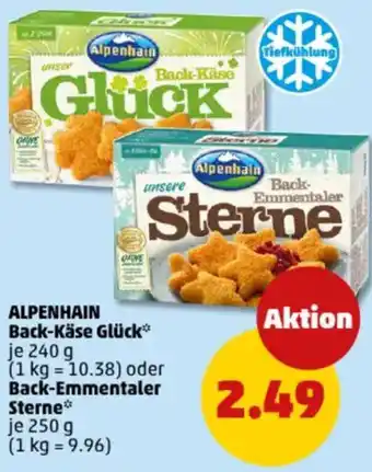 PENNY ALPENHAIN Back-Käse Glück oder Back-Emmentaler Sterne Angebot