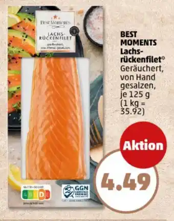 PENNY BEST MOMENTS Lachs- rückenfilet Angebot