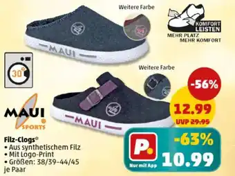 PENNY MAUI Filz-Clogs Angebot