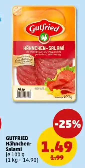 PENNY GUTFRIED Hähnchen- Salami Angebot