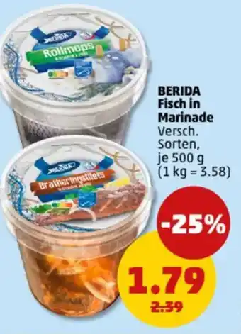 PENNY BERIDA Fisch in Marinade Angebot