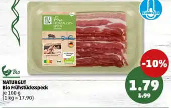 PENNY NATURGUT Bio Frühstücksspeck Angebot