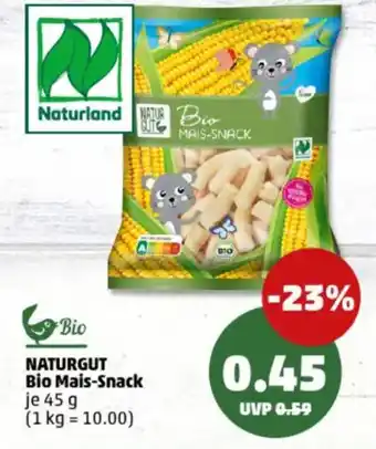 PENNY NATURGUT Bio Mais-Snack Angebot