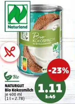 PENNY NATURGUT Bio Kokosmilch Angebot