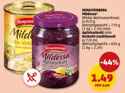 PENNY HENGSTENBERG Mildessa Apfelrotkohl oder Rotkohl traditionell Angebot