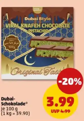 PENNY Dubai- Schokolade Angebot