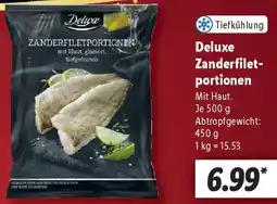 Lidl Deluxe Zanderfiletportionen Angebot