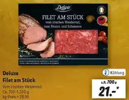 Lidl Deluxe Filet am Stück Angebot