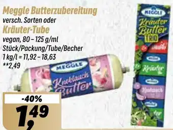 Simmel Meggle Butterzubereitung oder Kräuter-Tube Angebot