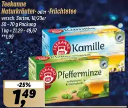 Simmel Teekanne Naturkräuter oder Früchtetee Angebot