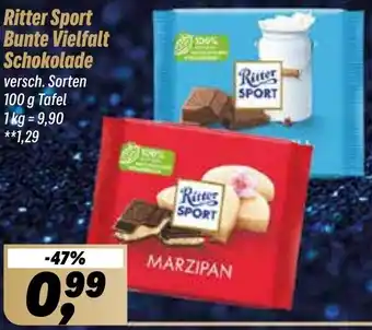 Simmel Ritter Sport Bunte Vielfalt Schokolade Angebot