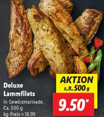 Lidl Deluxe Lammfilets Angebot