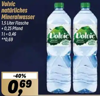 Simmel Volvic natürliches Mineralwasser Angebot