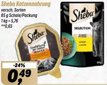 Simmel Sheba Katzennahrung Angebot